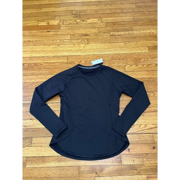 Baleaf Women's Black Athletic Fit Long Sleeve Shirt Size Medium NWT - Picture 1 of 5